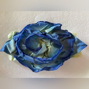 Satin Rose Barrette